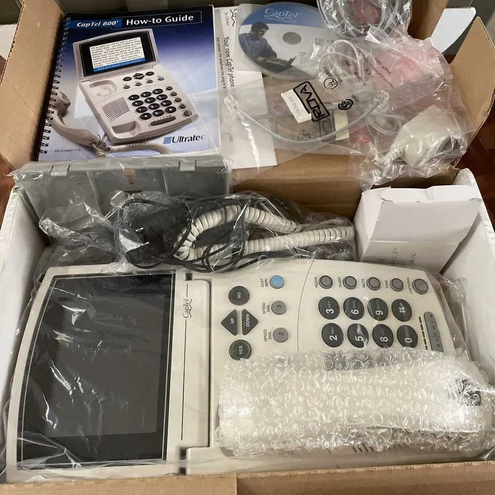 CAPTEL Model‎ 800i Ultratec Closed Caption Phone for the Hearing Impaired NOB